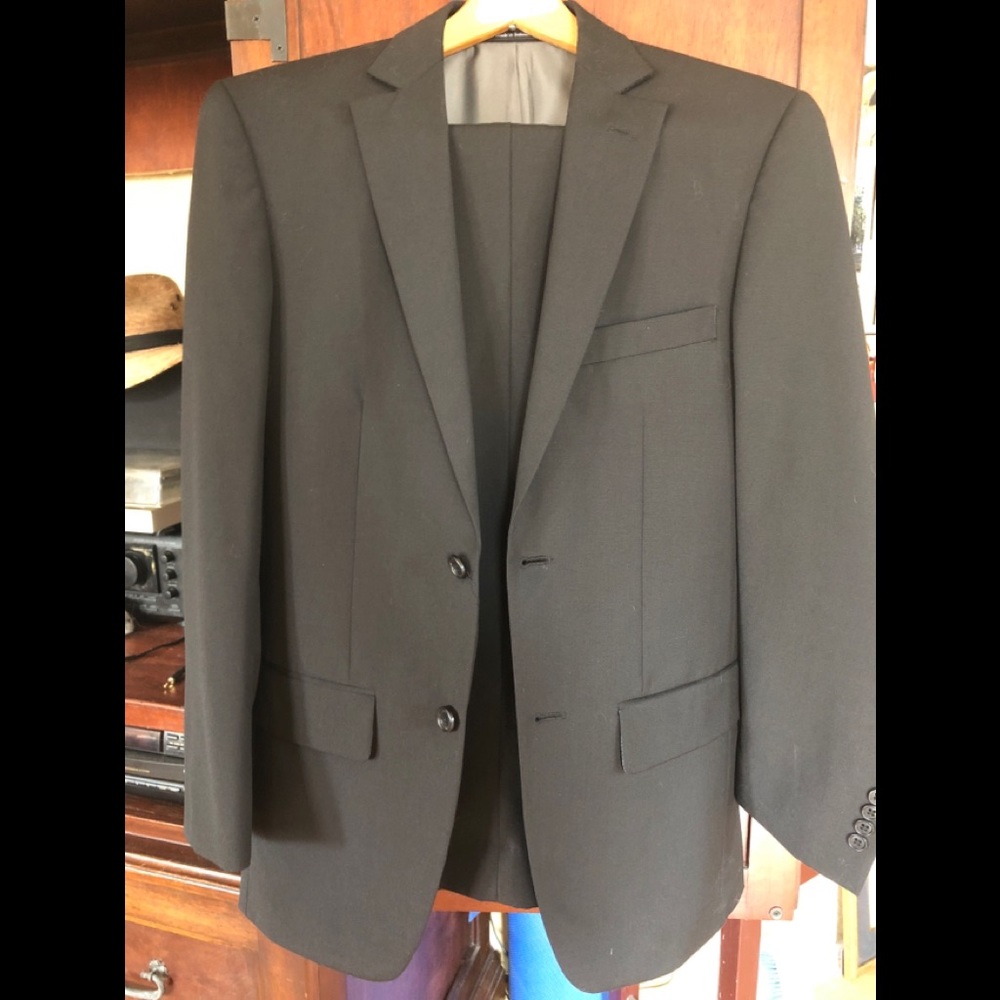 Black Suite size 36 trousers 30/30